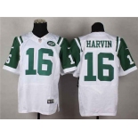 nike nfl jerseys new york jets #16 harvin white[Elite]