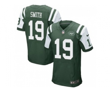 nike nfl jerseys new york jets #19 devin smith green[Elite]