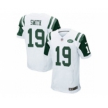 nike nfl jerseys new york jets #19 devin smith white[Elite]