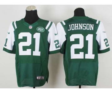 nike nfl jerseys new york jets #21 johnson green[Elite][johnson]