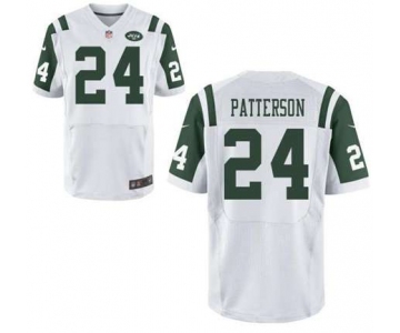 nike nfl jerseys new york jets #24 patterson white[Elite][patterson]