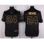 nike nfl jerseys new york jets #24 revis black gold collection[Elite]