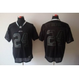 nike nfl jerseys new york jets #24 revis black[Elite lights out]