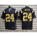 nike nfl jerseys new york jets #24 revis dk.blue[Elite]