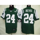 nike nfl jerseys new york jets #24 revis green[elite]