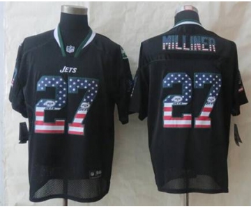 nike nfl jerseys new york jets #27 dee milliner black[Elite USA flag fashion]