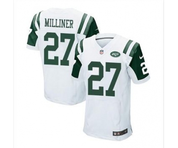 nike nfl jerseys new york jets #27 dee milliner white[Elite]