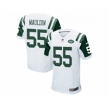 nike nfl jerseys new york jets #55 lorenzo mauldin white[Elite]