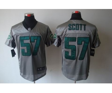 nike nfl jerseys new york jets #57 scott grey[Elite shadow]