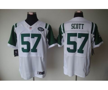 nike nfl jerseys new york jets #57 scott white[elite]