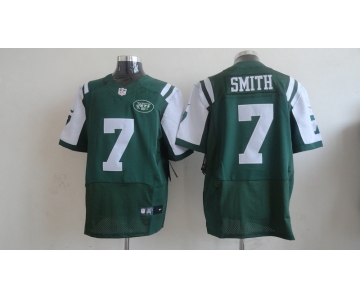 nike nfl jerseys new york jets #7 smith green[Elite]