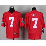 nike nfl jerseys new york jets #7 smith red[Elite]