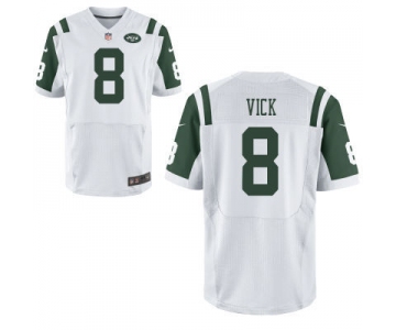 nike nfl jerseys new york jets #8 vick white[Elite]