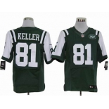 nike nfl jerseys new york jets #81 keller green[Elite]