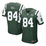 nike nfl jerseys new york jets #84 hill green[Elite]