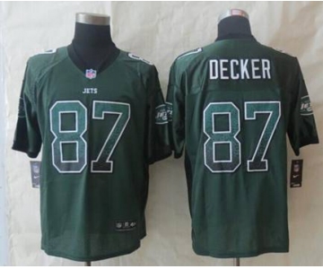 nike nfl jerseys new york jets #87 decker green[Elite drift fashion][decker]