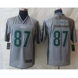 nike nfl jerseys new york jets #87 decker grey[Elite vapor][decker]