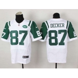 nike nfl jerseys new york jets #87 decker white[Elite][decker]