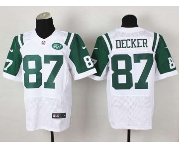 nike nfl jerseys new york jets #87 decker white[Elite][decker]