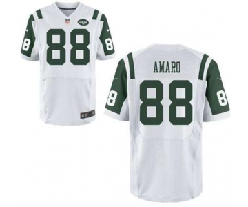 nike nfl jerseys new york jets #88 amaro white[Elite]