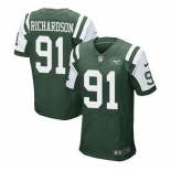 nike nfl jerseys new york jets #91 richardson green[Elite]