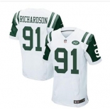 nike nfl jerseys new york jets #91 richardson white[Elite]