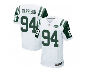 nike nfl jerseys new york jets #94 damon harrison white[Elite][harrison]