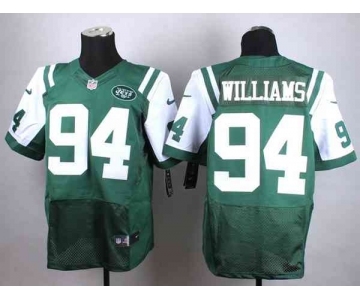 nike nfl jerseys new york jets #94 williams green[Elite]