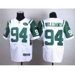 nike nfl jerseys new york jets #94 williams white[Elite]