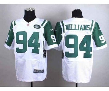 nike nfl jerseys new york jets #94 williams white[Elite]