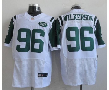 nike nfl jerseys new york jets #96 wilkerson white[Elite]