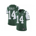 Men Nike New York Jets #14 Jeremy Kerley Green Team Color Vapor Untouchable Limited Player NFL Jersey