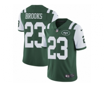 Men Nike New York Jets #23 Terrence Brooks Green Team Color Vapor Untouchable Limited Player NFL Jersey