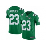 Men Nike New York Jets #23 Terrence Brooks Limited Green Rush Vapor Untouchable NFL Jersey