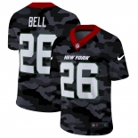 Men Nike New York Jets #26 Bell 2020 Nike Camo Salute to Service Limited