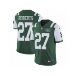 Men Nike New York Jets #27 Darryl Roberts Green Team Color Vapor Untouchable Limited Player NFL Jersey