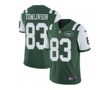 Men Nike New York Jets #83 Eric Tomlinson Green Team Color Vapor Untouchable Limited Player NFL Jersey