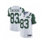 Men Nike New York Jets #83 Eric Tomlinson White Vapor Untouchable Limited Player NFL Jersey