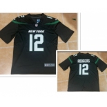 Men's New York Jets #12 Aaron Rodgers Black 2023 Vapor Untouchable Stitched Nike Limited Jersey