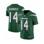 Men's New York Jets #14 Sam Darnold Green Team Color Vapor Untouchable Limited Player Football Jersey