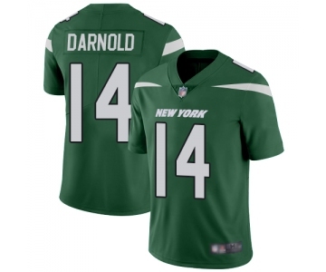 Men's New York Jets #14 Sam Darnold Green Team Color Vapor Untouchable Limited Player Football Jersey