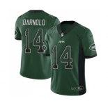 Men's New York Jets #14 Sam Darnold Limited Green Rush Drift Fashion Football Jersey