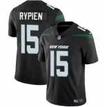 Men's New York Jets #15 Brett Rypien Black Vapor Untouchable Limited Football Stitched Jersey