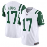 Men's New York Jets #17 Davante Adams White 2024 Classic Alternate Vapor F.U.S.E. Limited Stitched Football Jersey