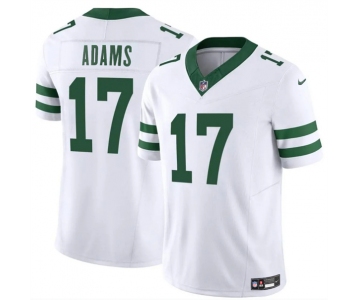 Men's New York Jets #17 Davante Adams White 2024 F.U.S.E. Vapor Limited Football Stitched Jersey