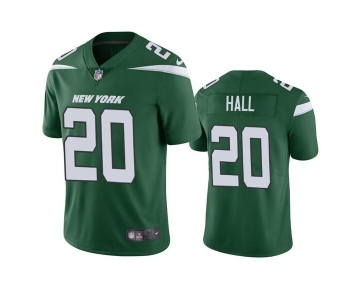 Men's New York Jets #20 Breece Hall 2022 Green Vapor Untouchable Limited Stitched Jersey