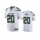 Men's New York Jets #20 Breece Hall 2022 White Vapor Untouchable Limited Stitched Jersey