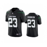 Men's New York Jets #23 James Robinson Black Vapor Untouchable Limited Stitched Jersey