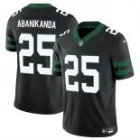 Men's New York Jets #25 Israel Abanikanda Black 2023 F.U.S.E Vapor Untouchable Limited Football Stitched Jersey