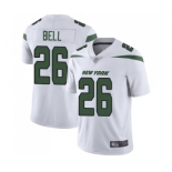 Men's New York Jets #26 Le'Veon Bell White Vapor Untouchable Limited Player Football Jersey